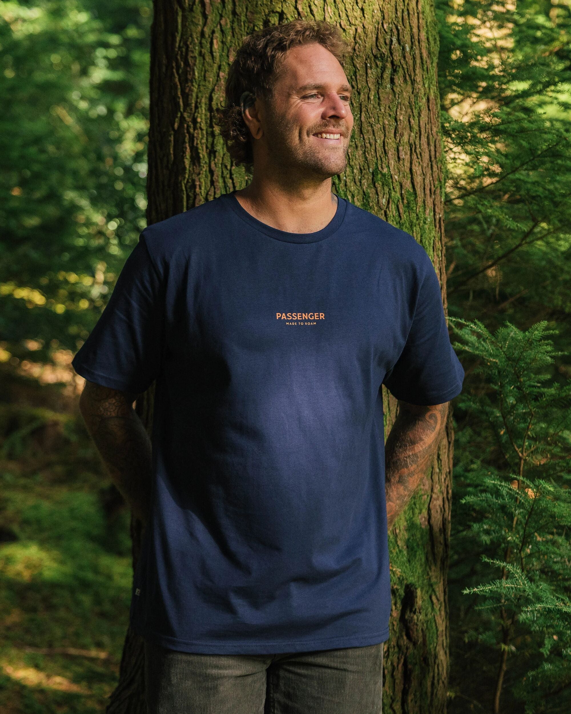 Phoenix Organic Cotton T-Shirt - Rich Navy - 