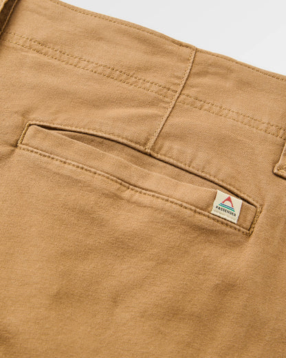 Lakeside Cargo Cotton Short - Caramel - Flatlay