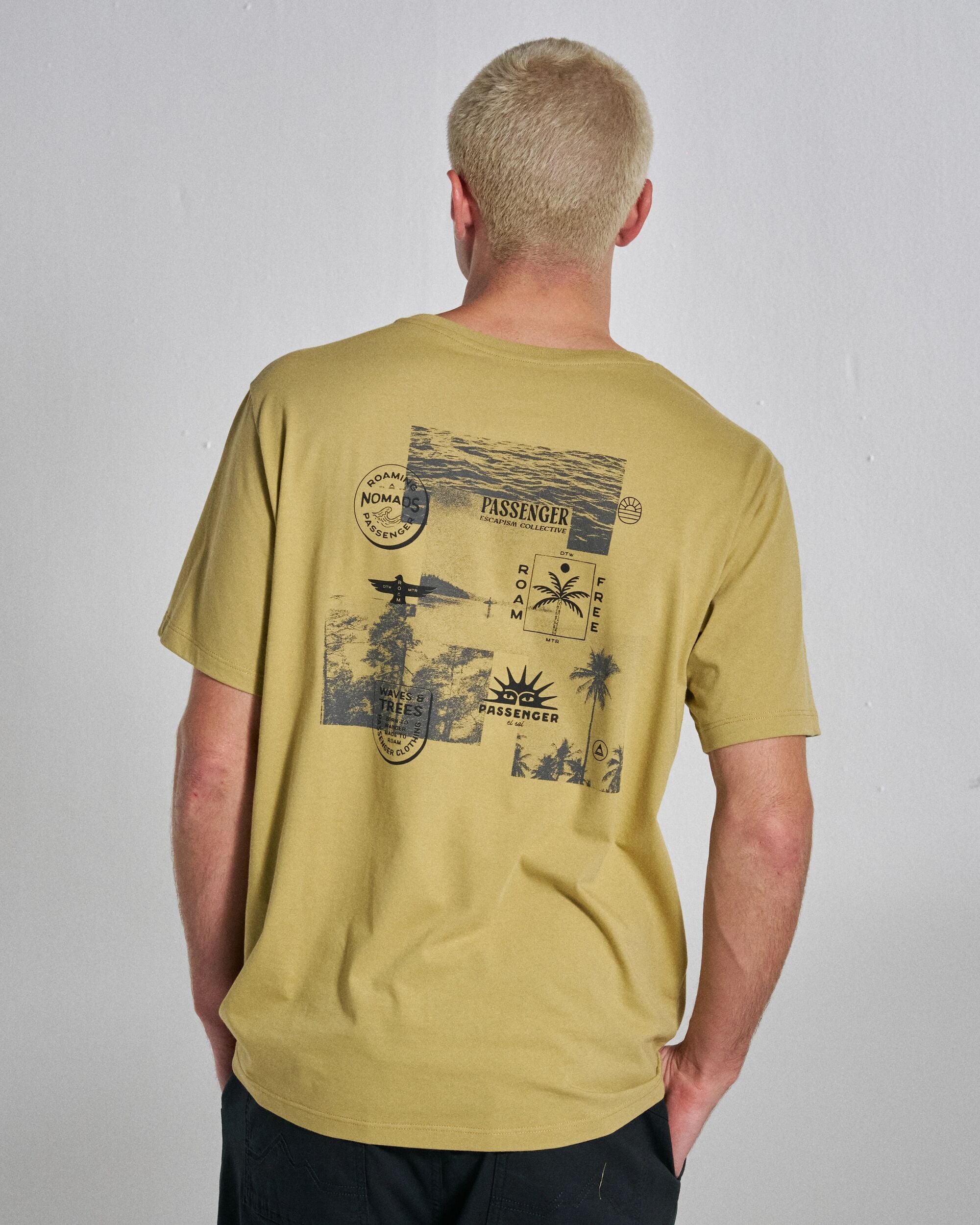 Sonoma T-Shirt - Warm Beige - Studio Model