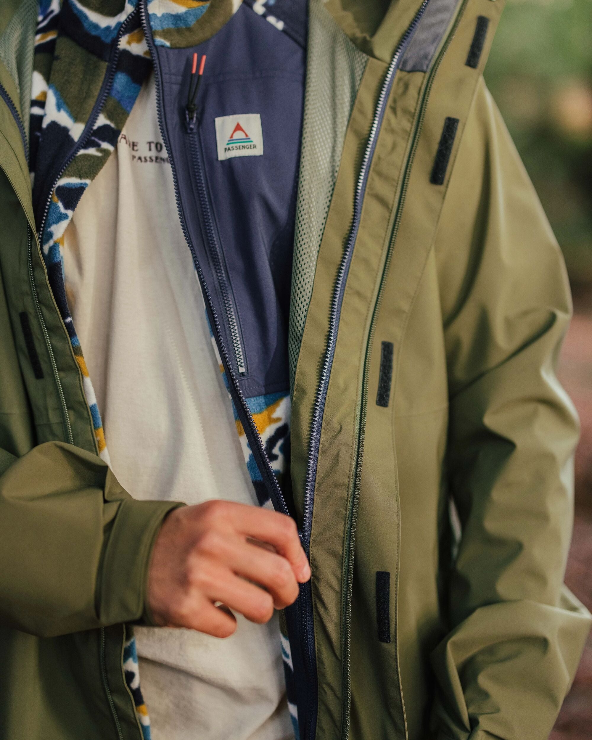 Graniteridge Recycled Waterproof 3 in 1 Jacket - Khaki - Lifestyle