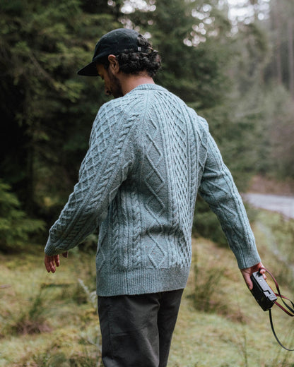 Sandbar Merino Wool Knitted Jumper - Arctic - Lifestyle