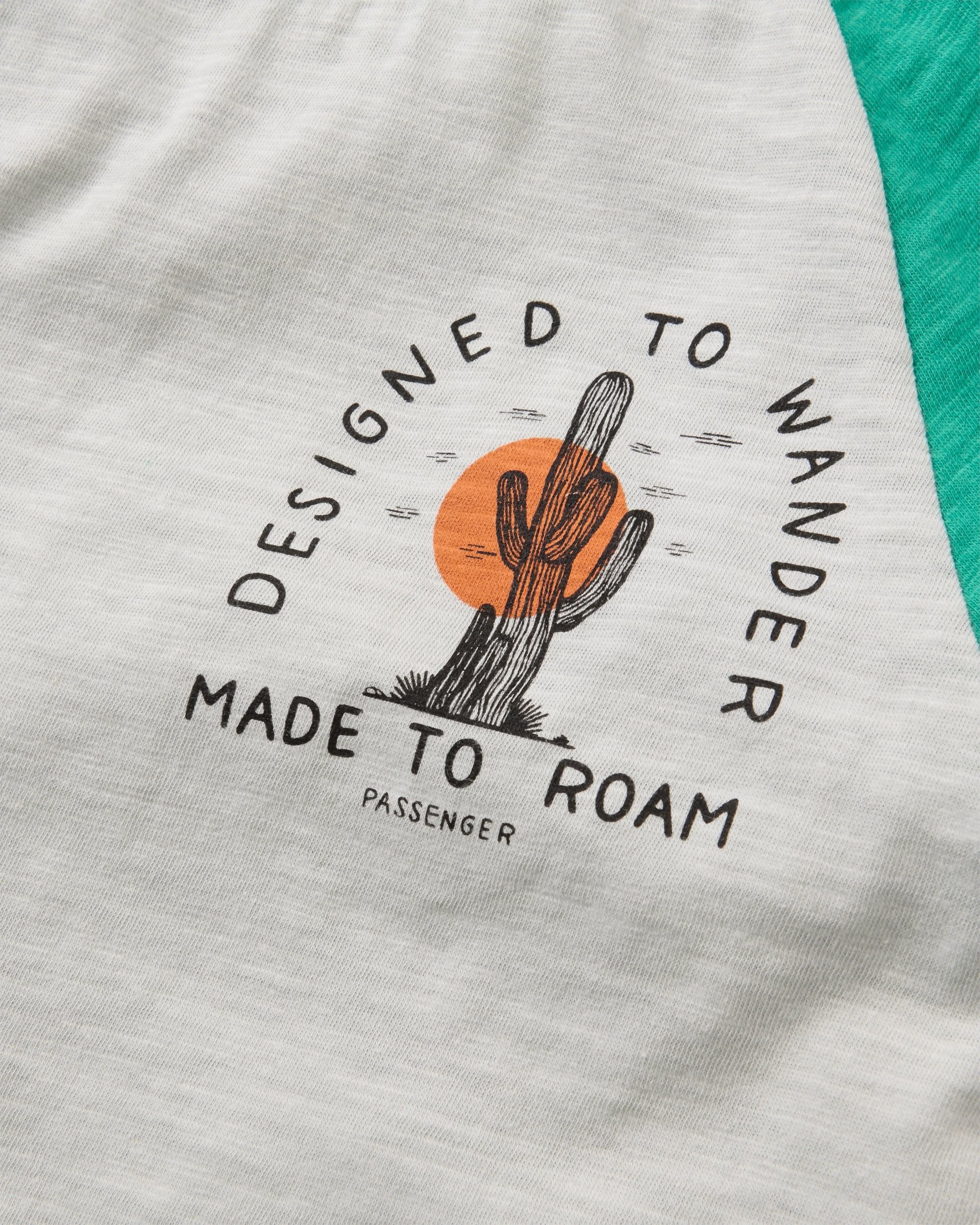 Explore Raglan T-Shirt - Light Grey Marl - Flatlay