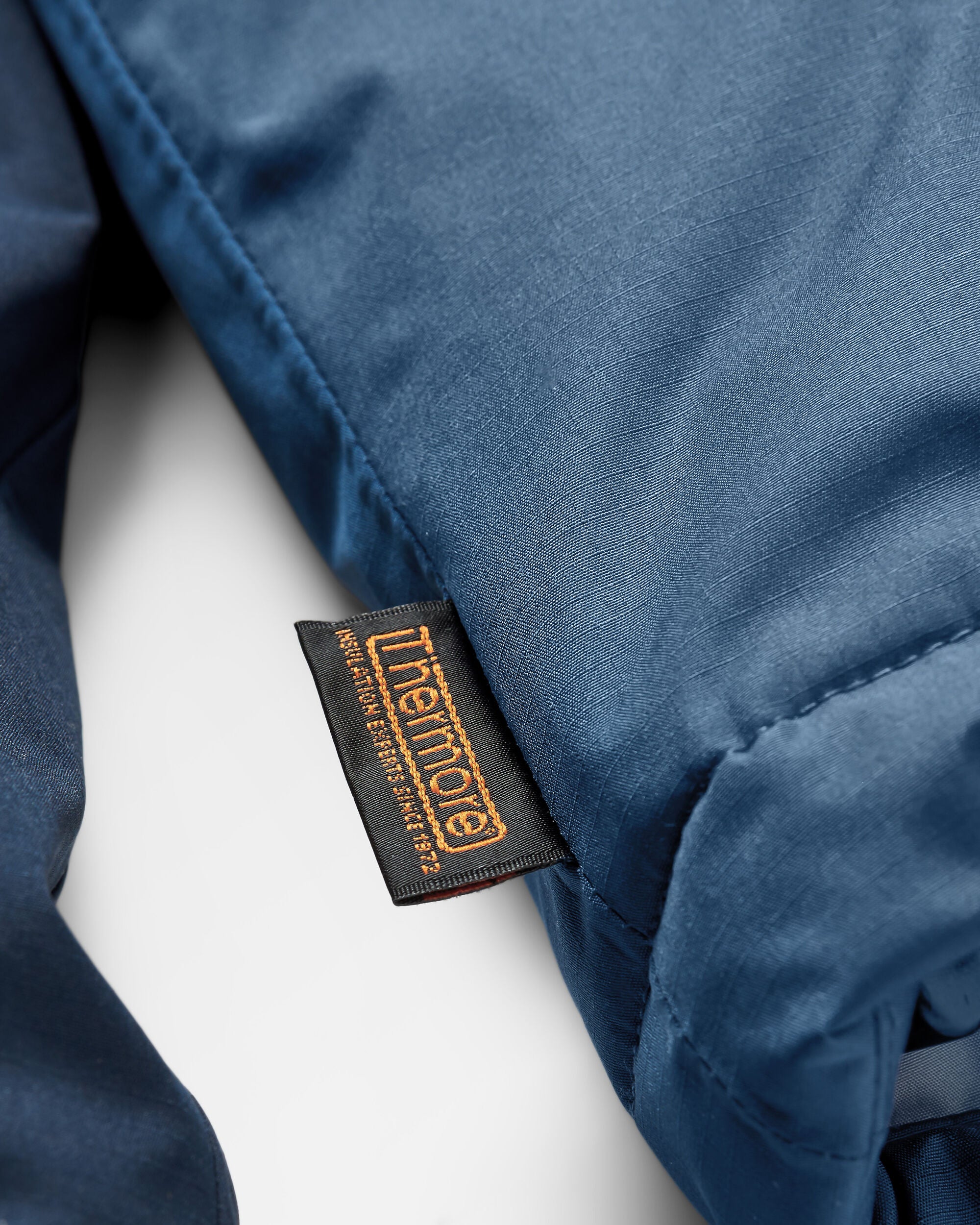 Shadow Thermore® Insulated Water Resistant Jacket - Dark Denim/ Deep Navy - Flatlay