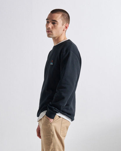 Vita Organic Cotton Sweatshirt - Black - Studio Model