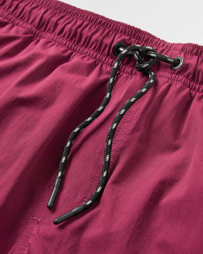Drifter NetPlus® Swim Lined Short - Warm Berry - Flatlay
