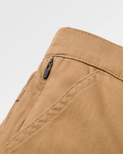 Lani 'Light' Organic Cotton Short - Caramel - Flatlay