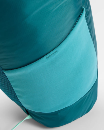 Travelscape Light Tote - Mediterranean/ Ocean Teal - Flatlay