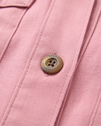 Hydrilla LS Shirt Dress - Pink Haze - Flatlay