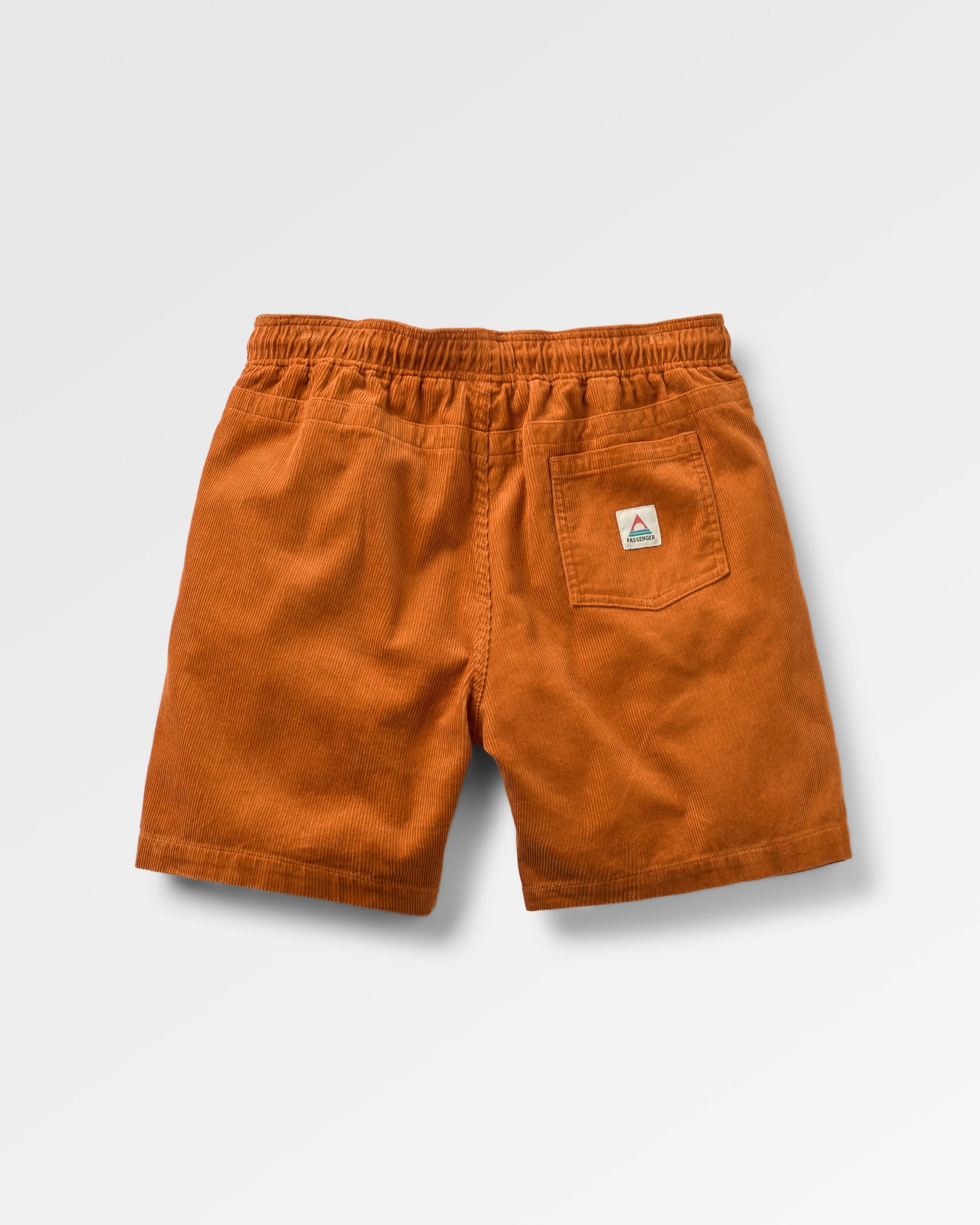 Drifter Cord Short - Sunset Orange - Flatlay