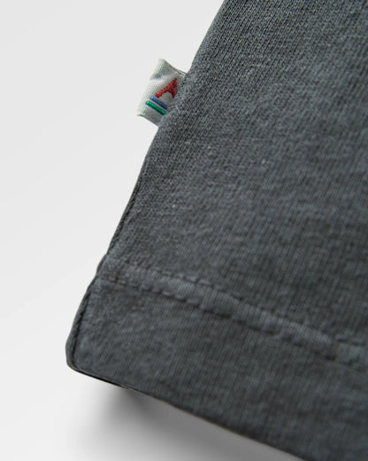 Easy Days Recycled Cotton T-Shirt - Black - Flatlay