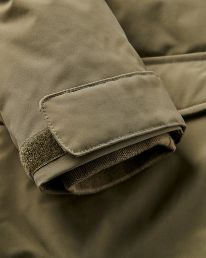 Alaska Recycled Insulated Parka - Dusty Olive - Flatlay