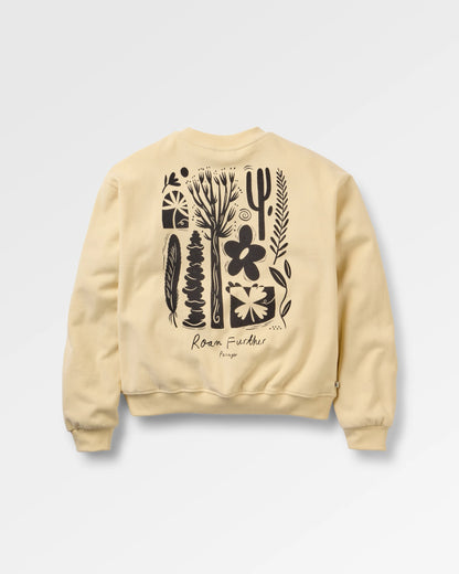 Roam Further Sweatshirt - Birch - Flatlay