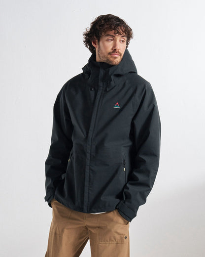 Five Season Recycled Waterproof Jacket - Black - Studio Model
