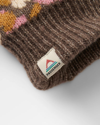 Fun Knit Glove - Powder Camo Dusty Olive - Flatlay