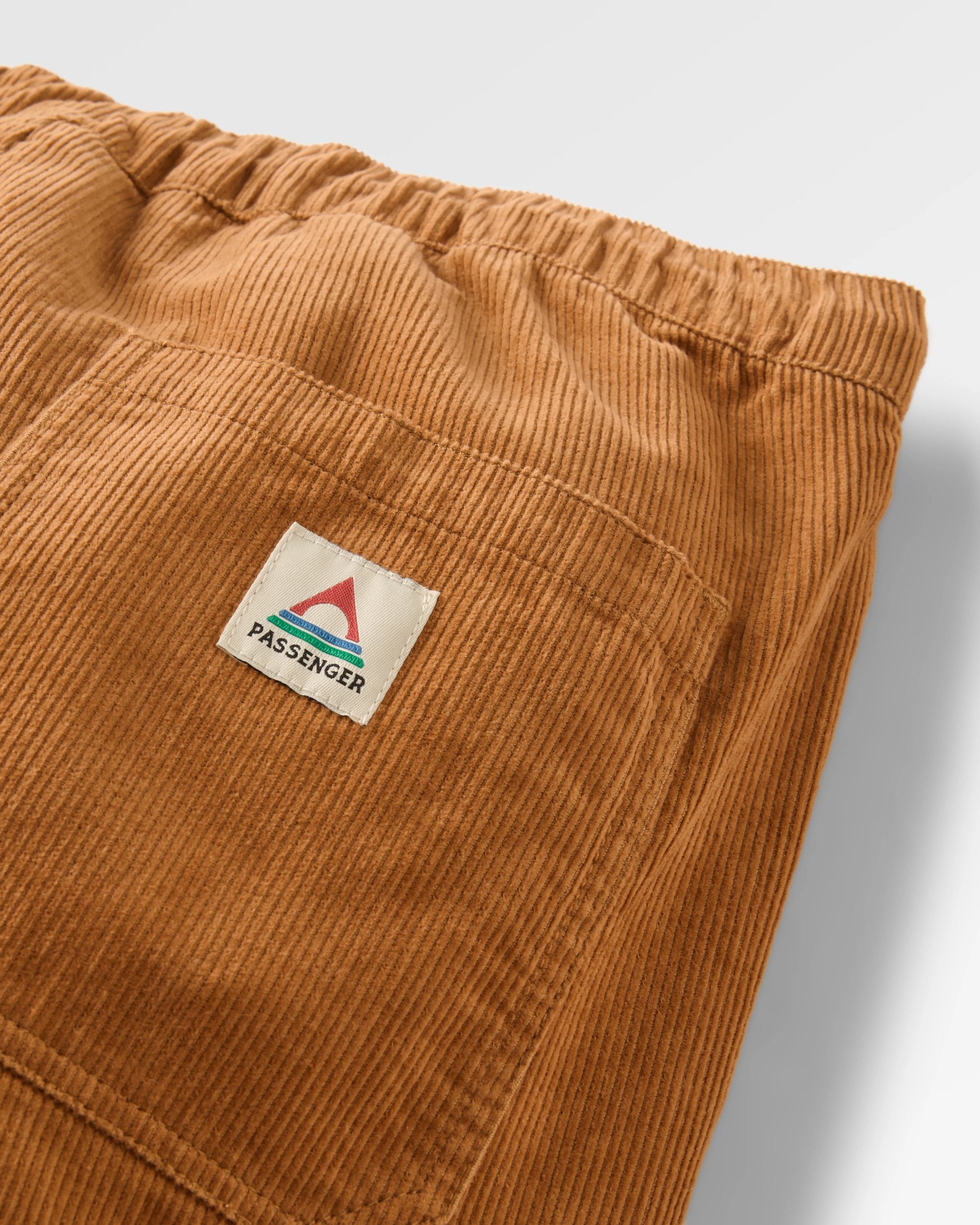Compass Recycled Corduroy Trouser - Coconut - Flatlay
