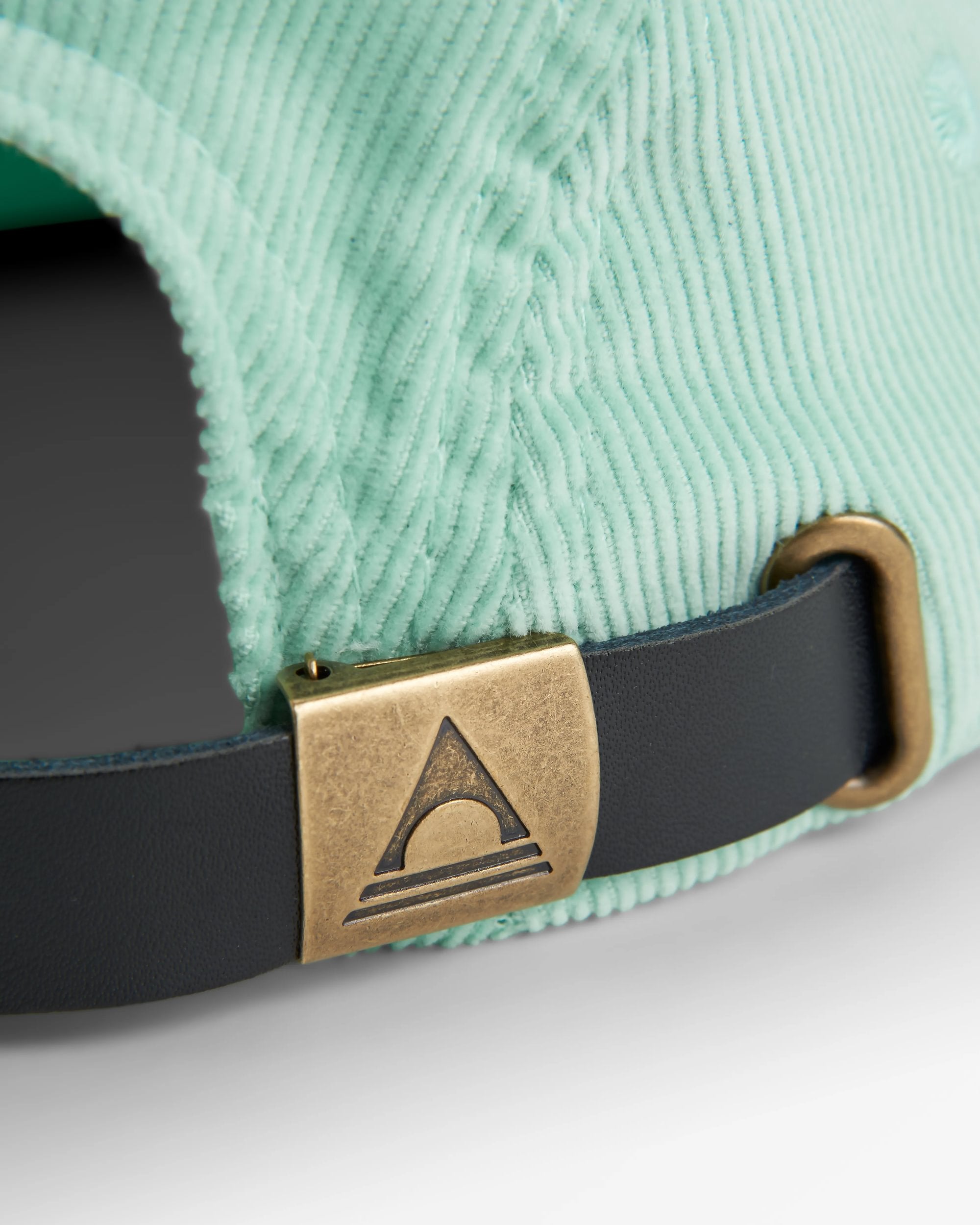 Fixie Recycled Cord 5 Panel Cap - Surf Spray - Flatlay