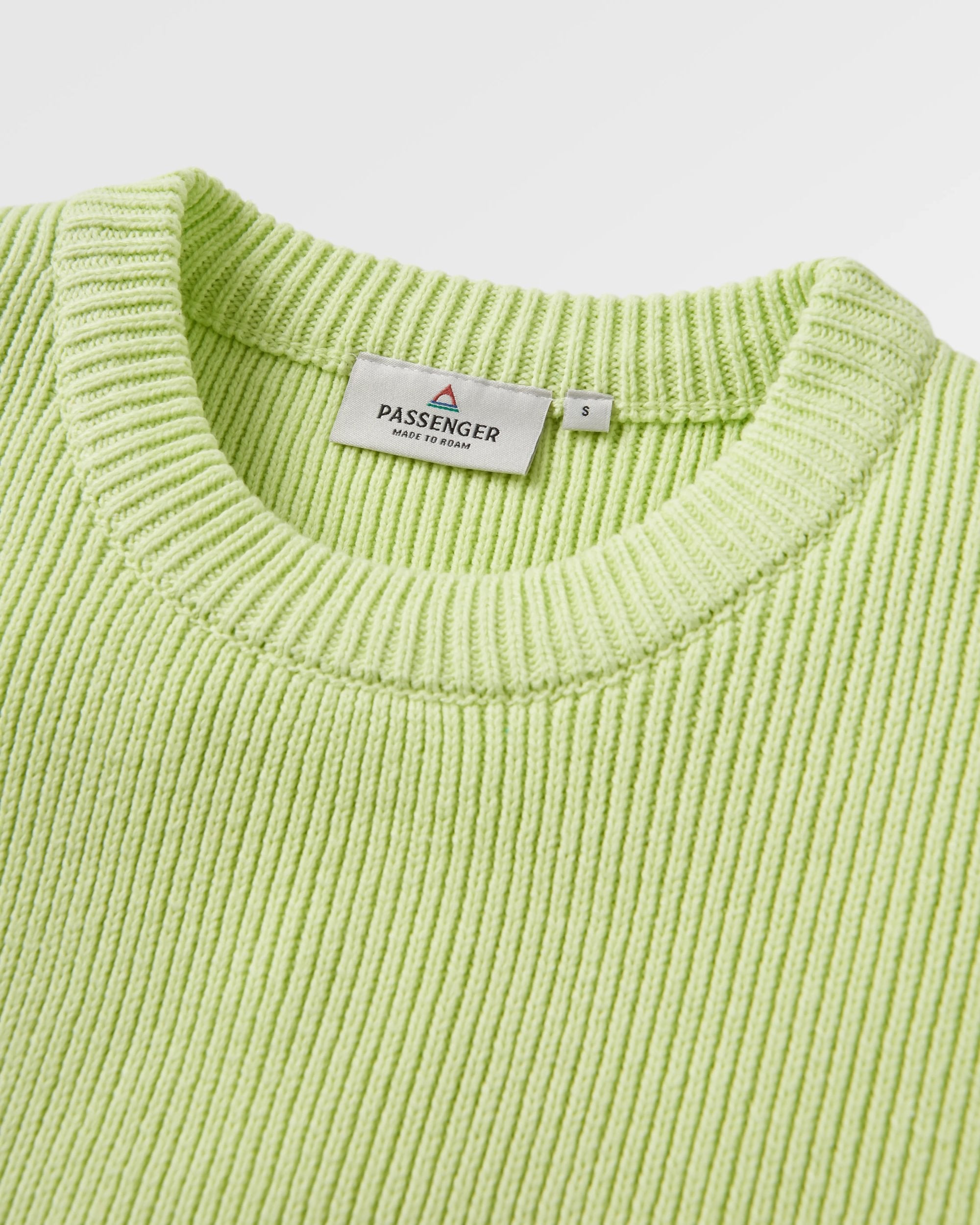 Gondwana Organic Oversized Knitted Jumper - Greenlake - Flatlay