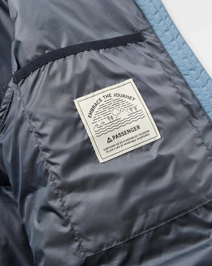Nook Insulated Jacket - Stormy Blue - Flatlay