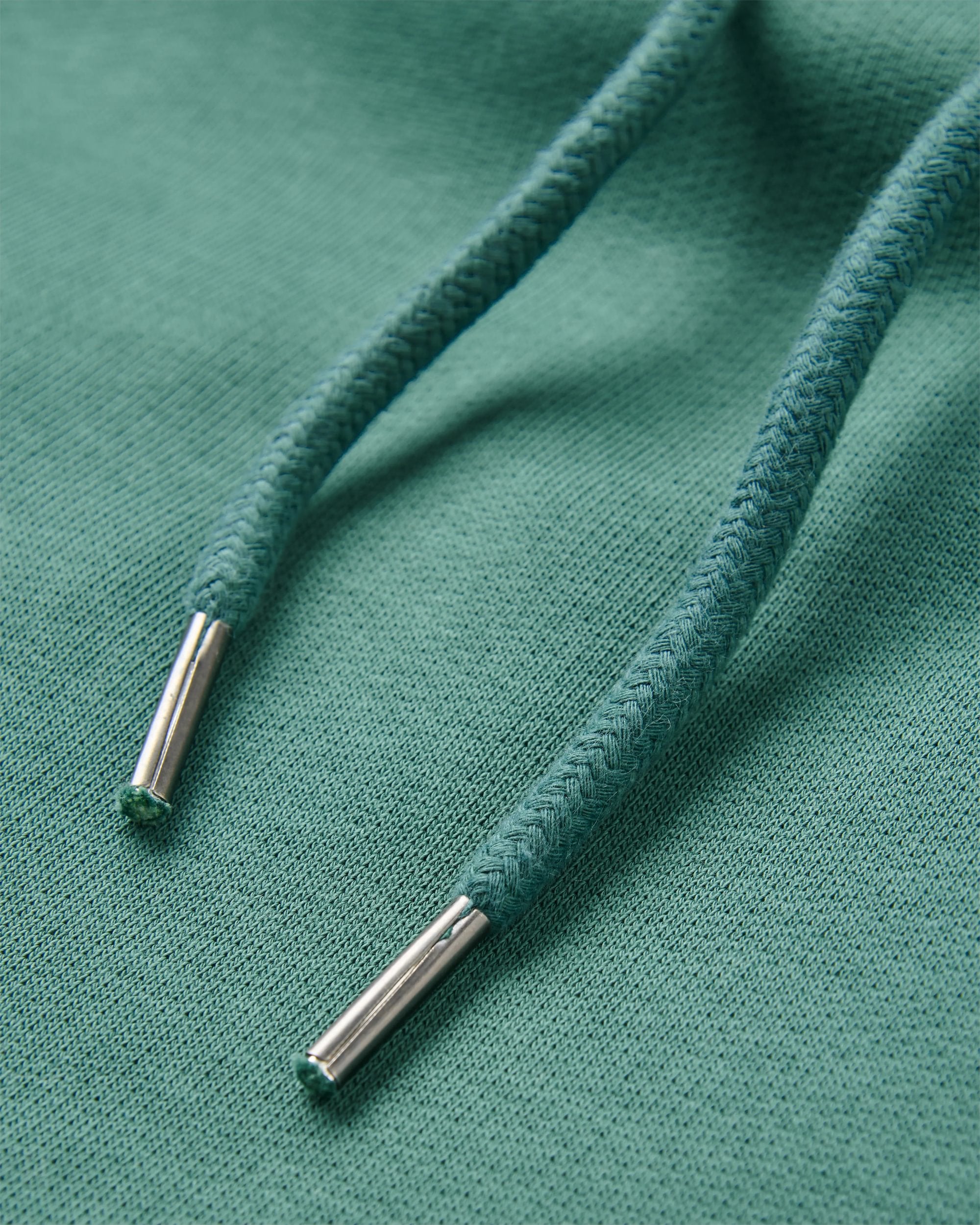 Snapshot Organic Cotton Relaxed Fit Hoodie - Deep Ocean - Flatlay