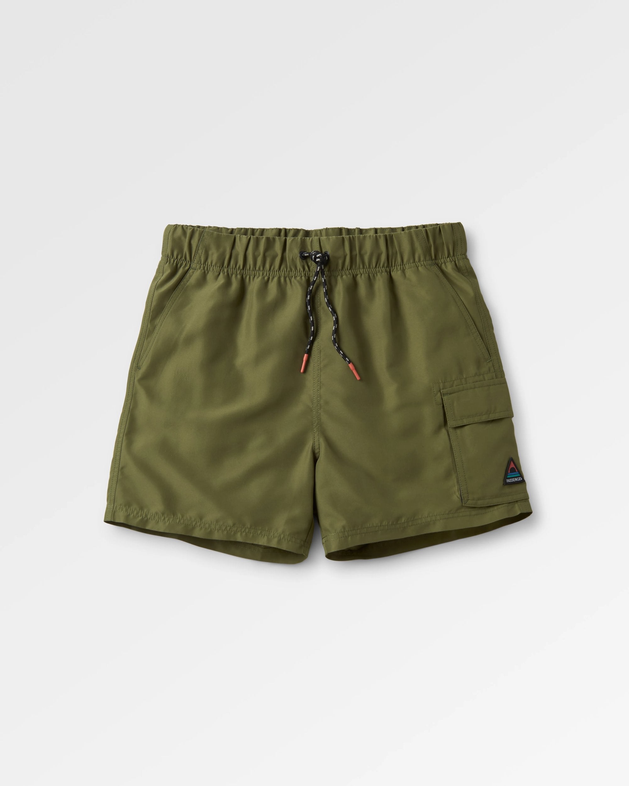 Cali Cargo Swim Short - Khaki - Flatlay
