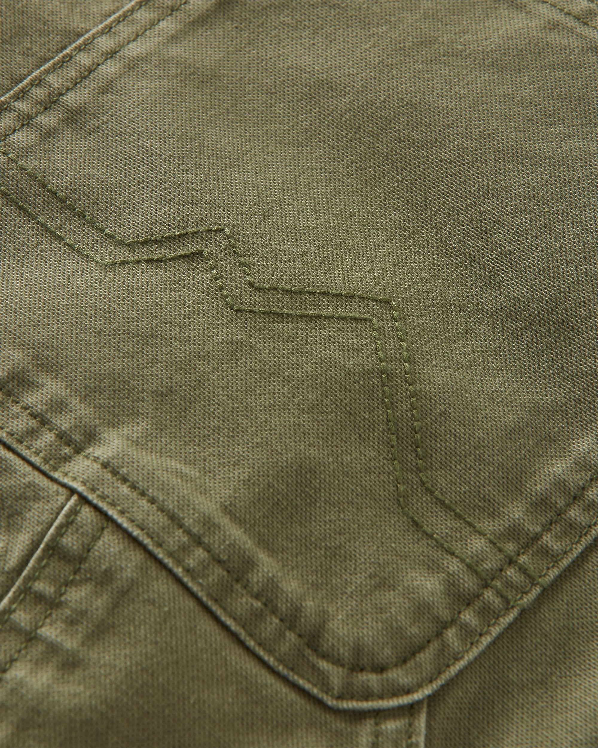 Vantage Organic Cotton Trouser - Khaki - Flatlay