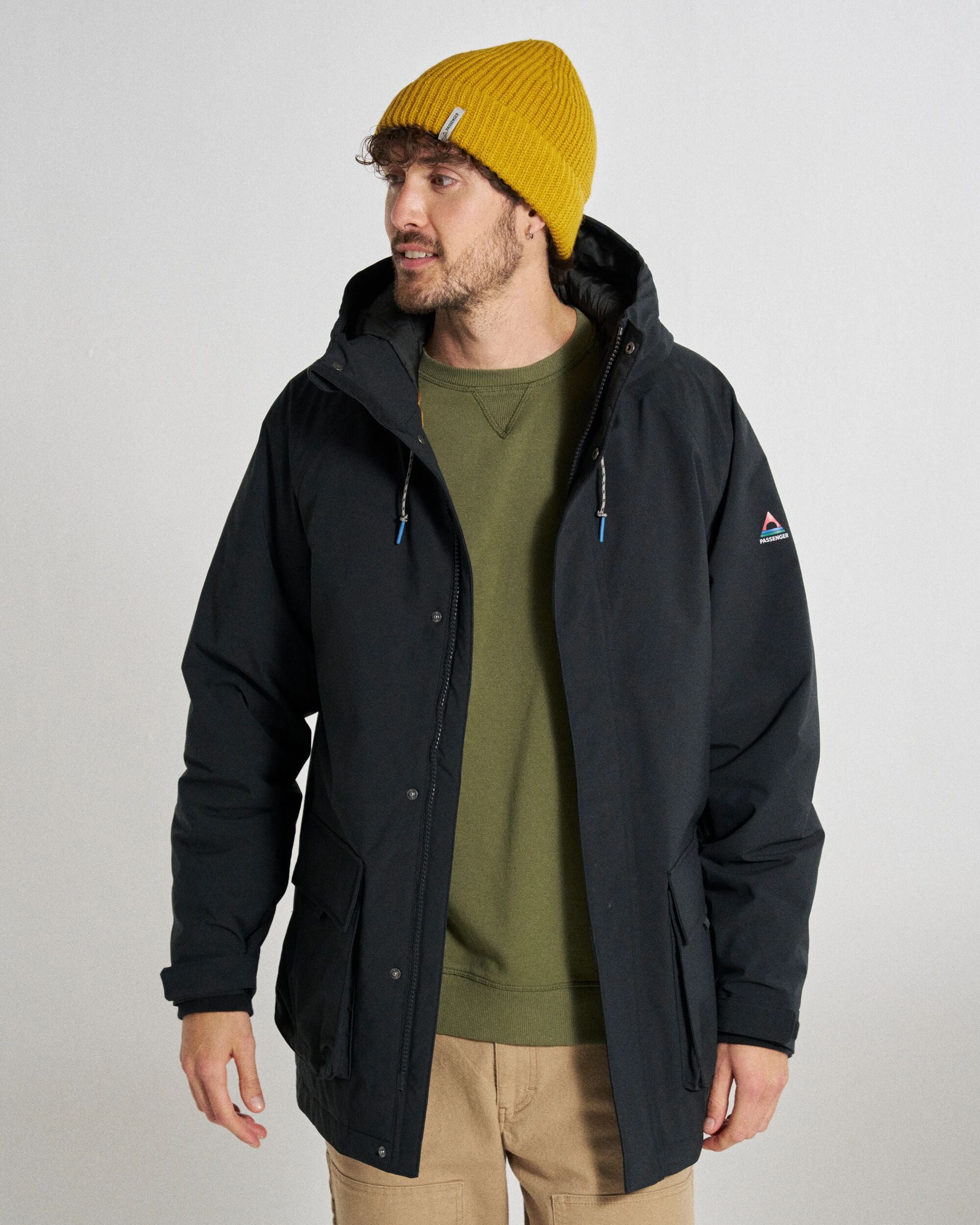 Baltic Recycled Insulated Parka - Black - Studio Model