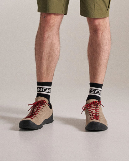 Classic Passenger Crew Socks - Black - Studio Model - Male