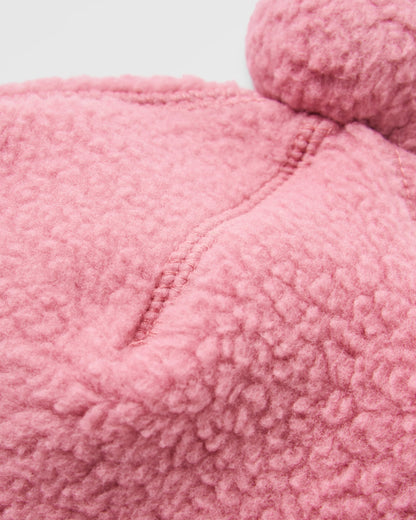 Snow Recycled Sherpa Beanie - Pink Haze - Flatlay