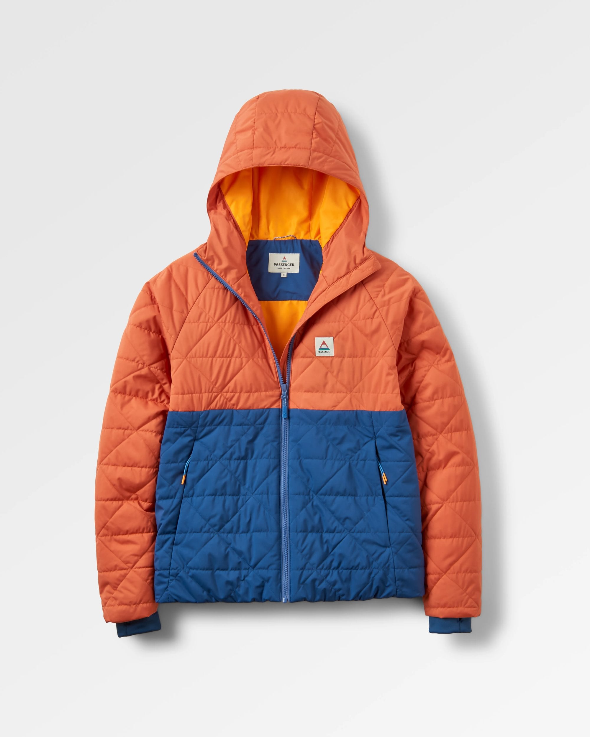 Singletrack Recycled Thermore® Insulated Jacket - Burnt Orange - Flatlay