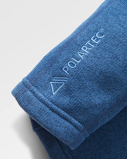 Stargazer Recycled Polartec® Fleece - Dark Denim - Flatlay