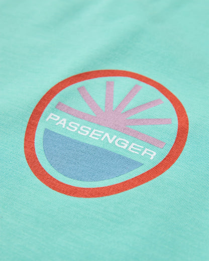 Chase The Light Active Vest - Aqua - Flatlay