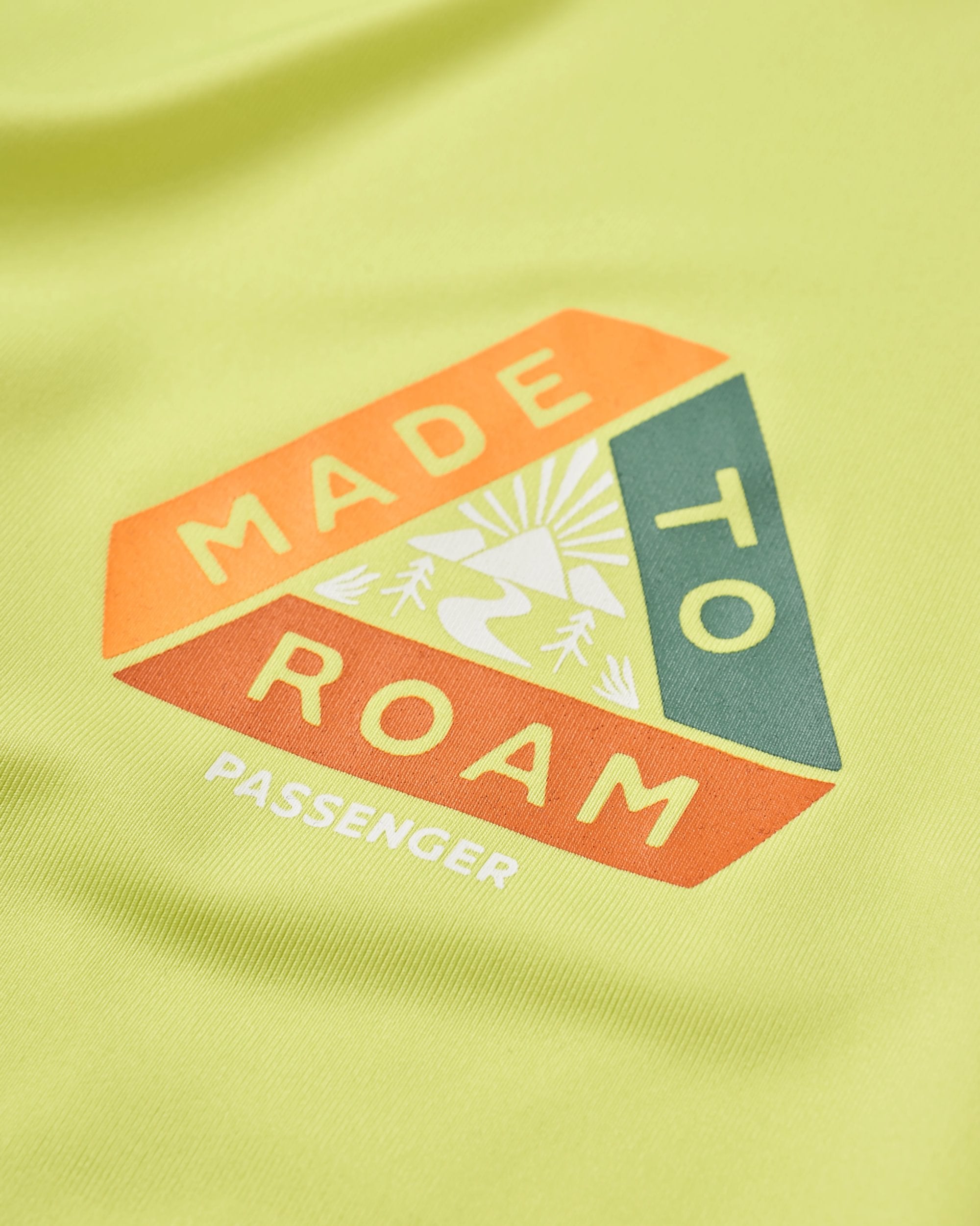 Twist Recycled Active Vest - Lime Juice - Flatlay