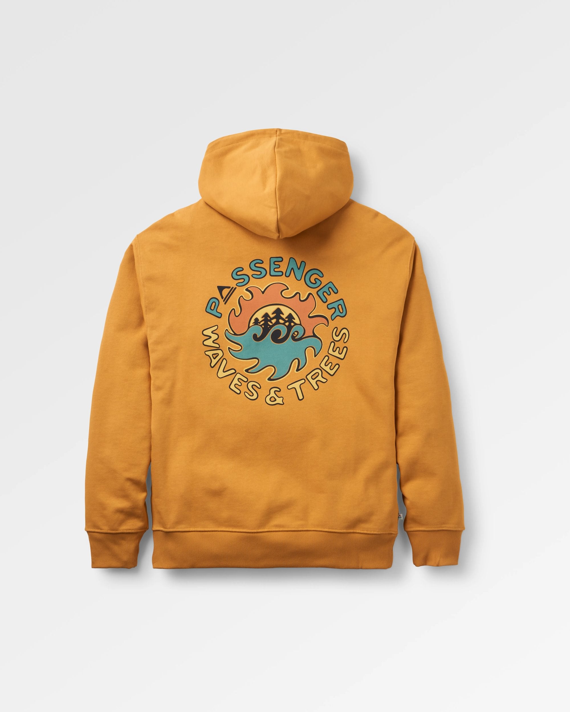 Dune Relaxed Fit Hoodie - Spruce Yellow - Flatlay