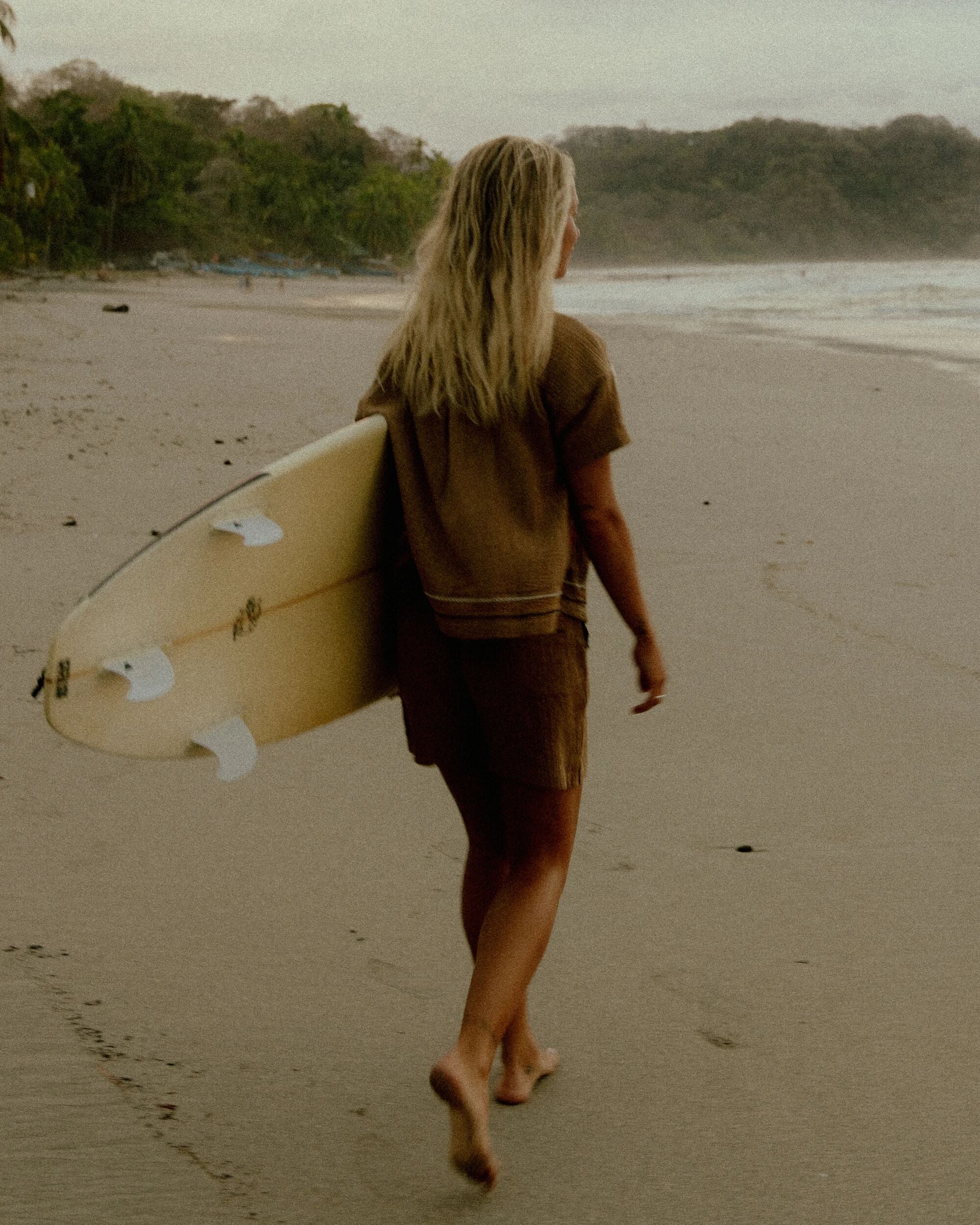 Waveney Short Sleeve Shirt - Caramel Brown - Lifestyle