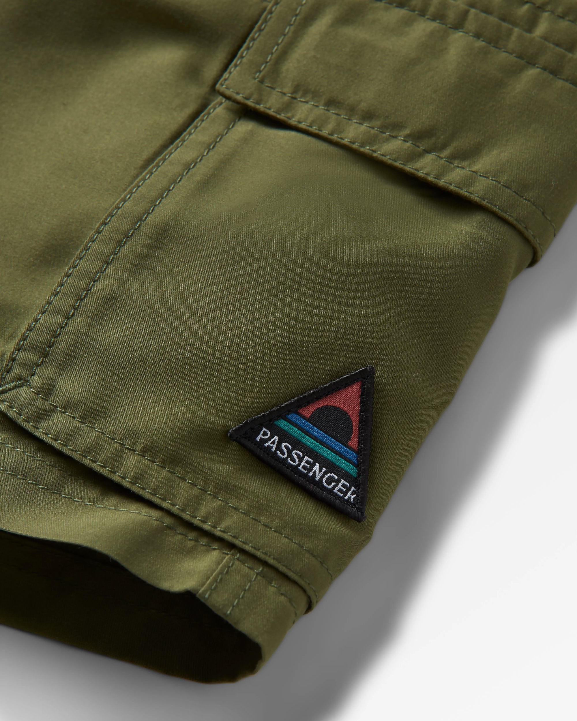 Cali Cargo Swim Short - Khaki - Flatlay