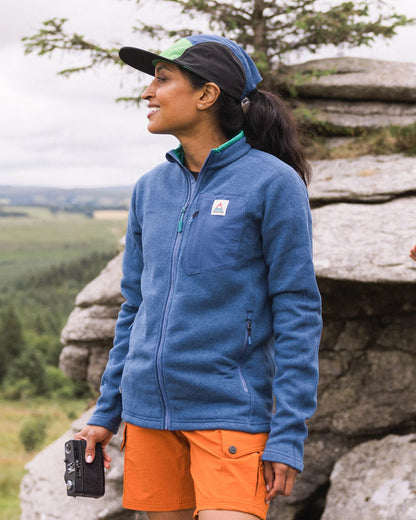 Stargazer Recycled Polartec® Fleece - Dark Denim - Lifestyle