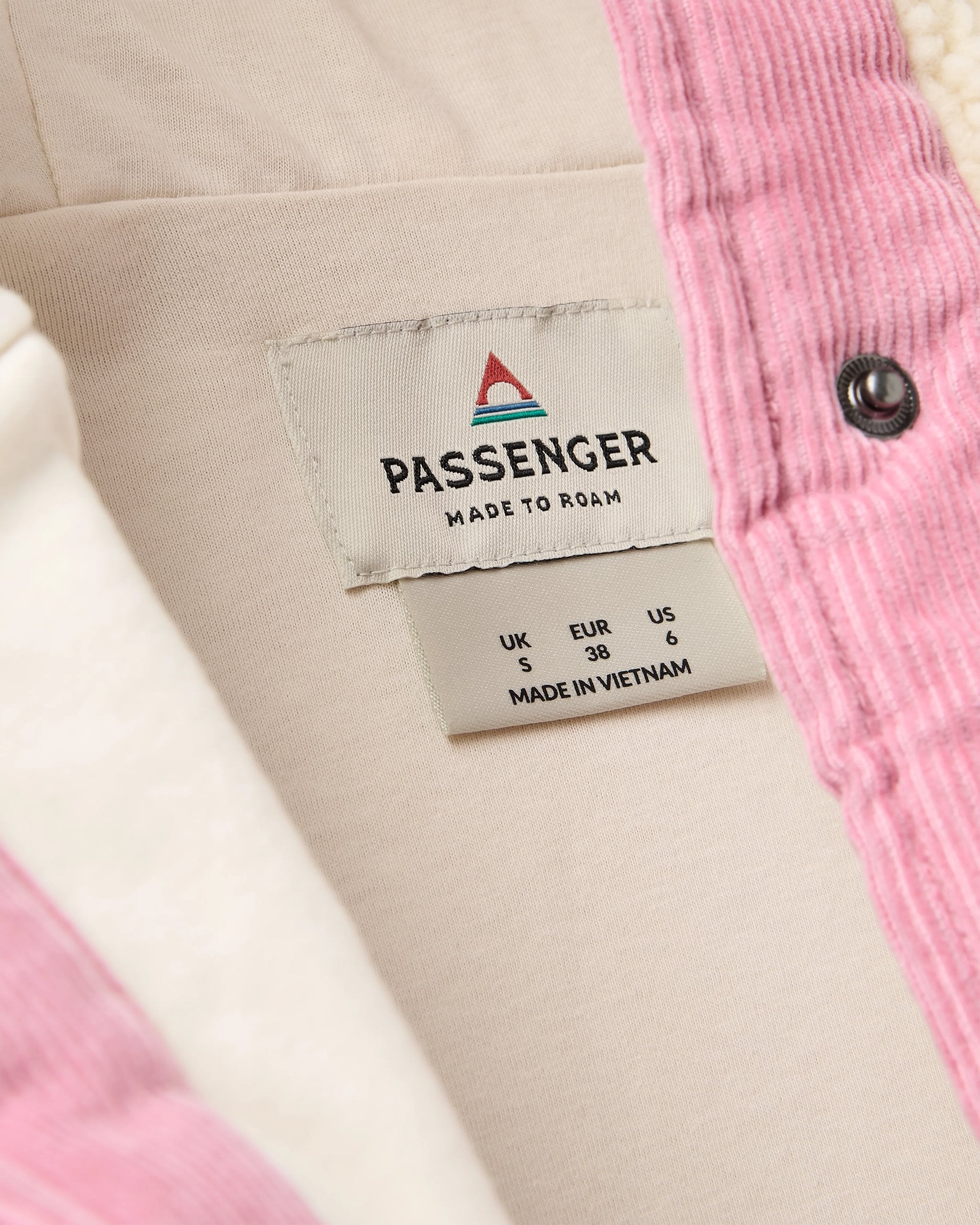 Clover Recycled Sherpa Hooded Fleece - Oat - Flatlay