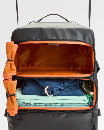 Vandrobe Recycled Duffel - Black - Flatlay