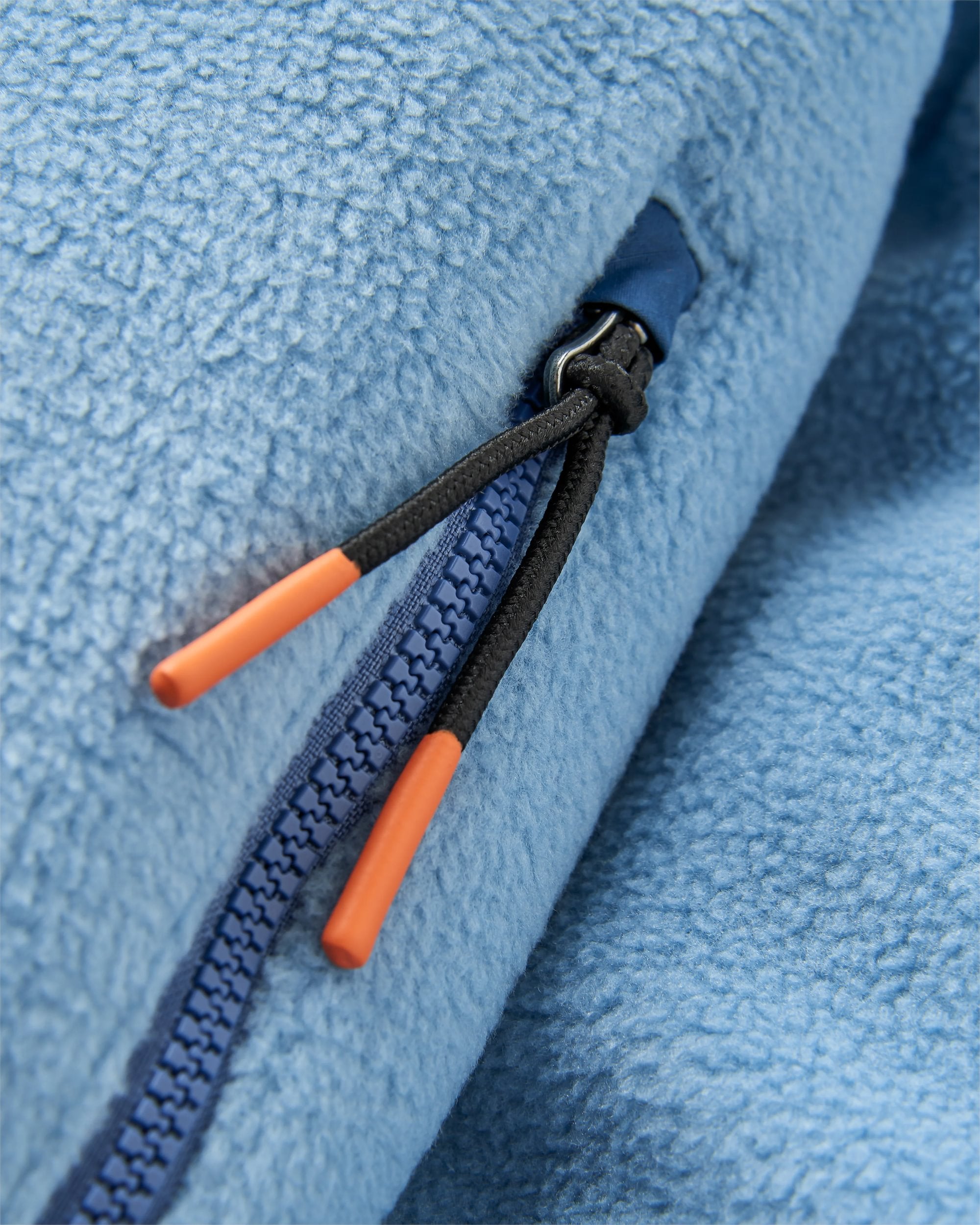 Take It Easy Polar Fleece - Faded Denim - Flatlay