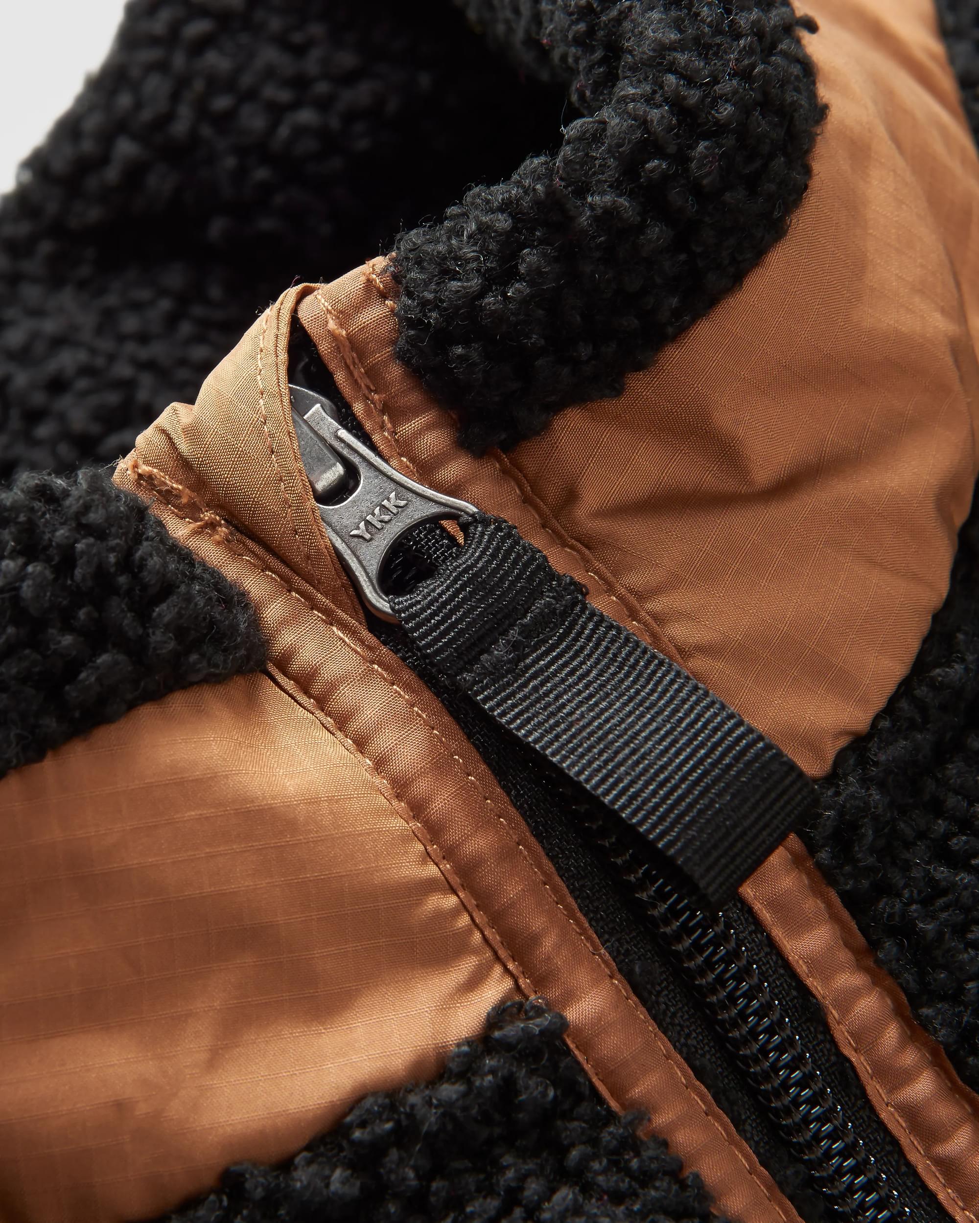 Born Explorer Recycled Polar-Lined Sherpa Fleece - Black - Flatlay
