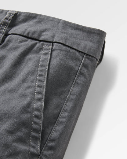 365 Organic Cotton Short - Charcoal - Flatlay