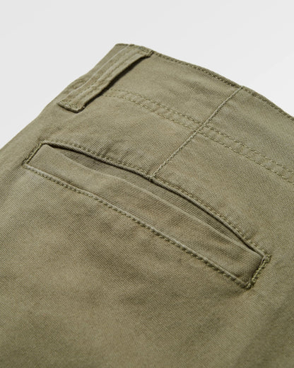 Lakeside Cargo Short - Dusty Olive - Flatlay