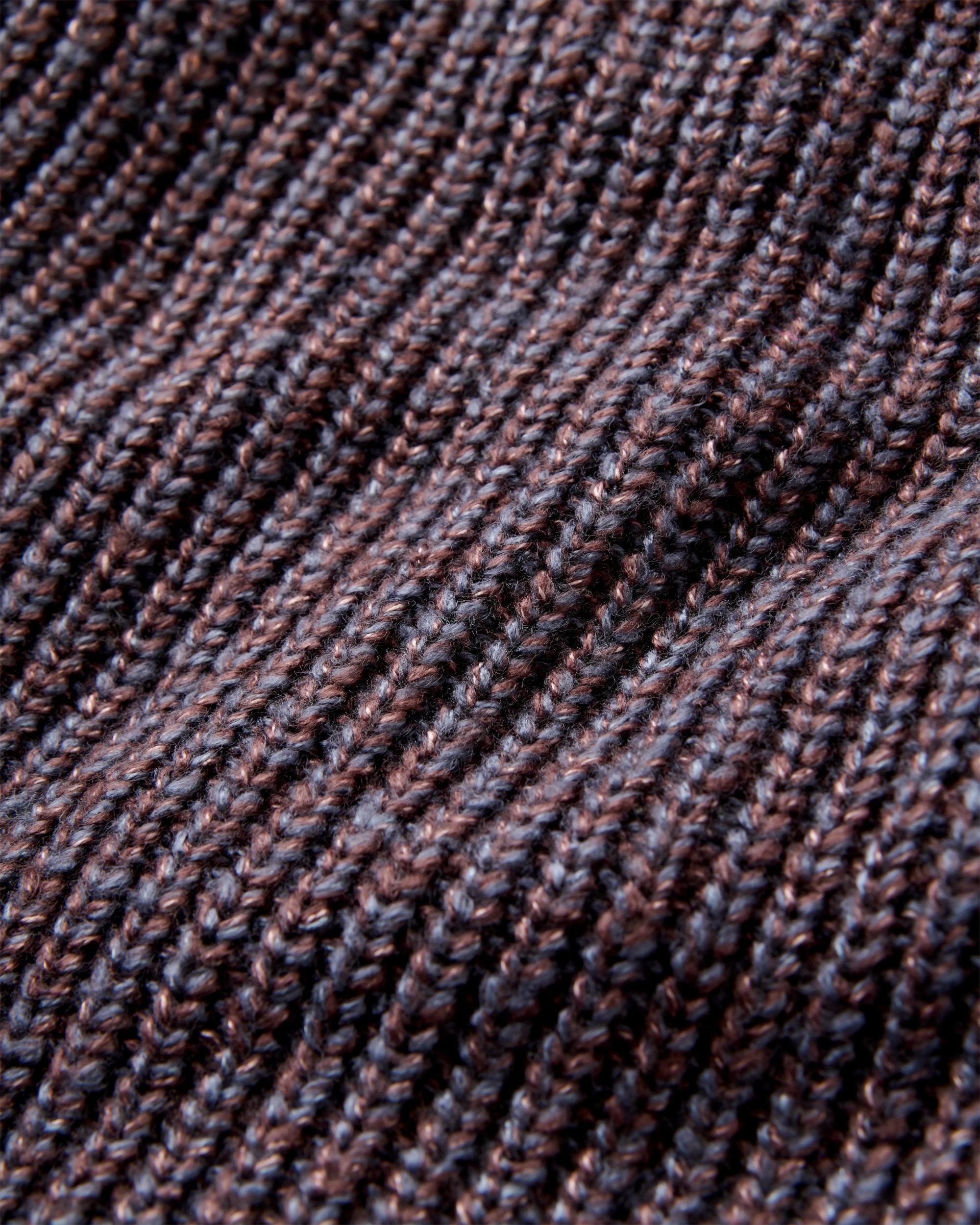 Fog Knitted Jumper - Charcoal - Flatlay