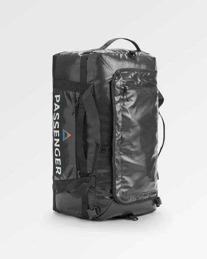 Roamer Recycled 60L Duffel Bag - Phantom Black - Flatlay