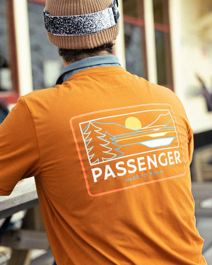 Roamer Men's Recycled Active T-Shirt - Glazed Ginger - Lifestyle