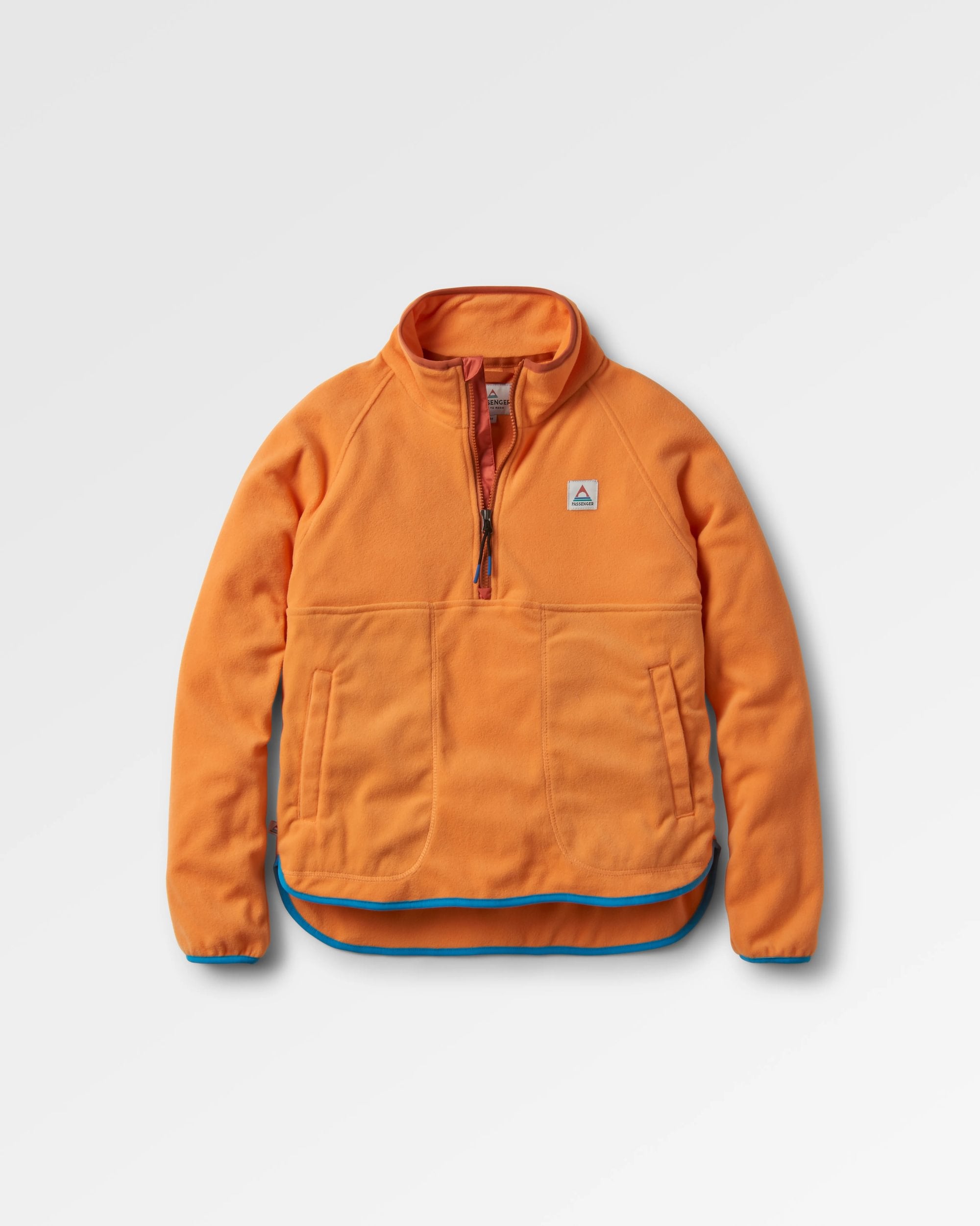 Sorrel Recycled Polar Fleece - Apricot - Flatlay