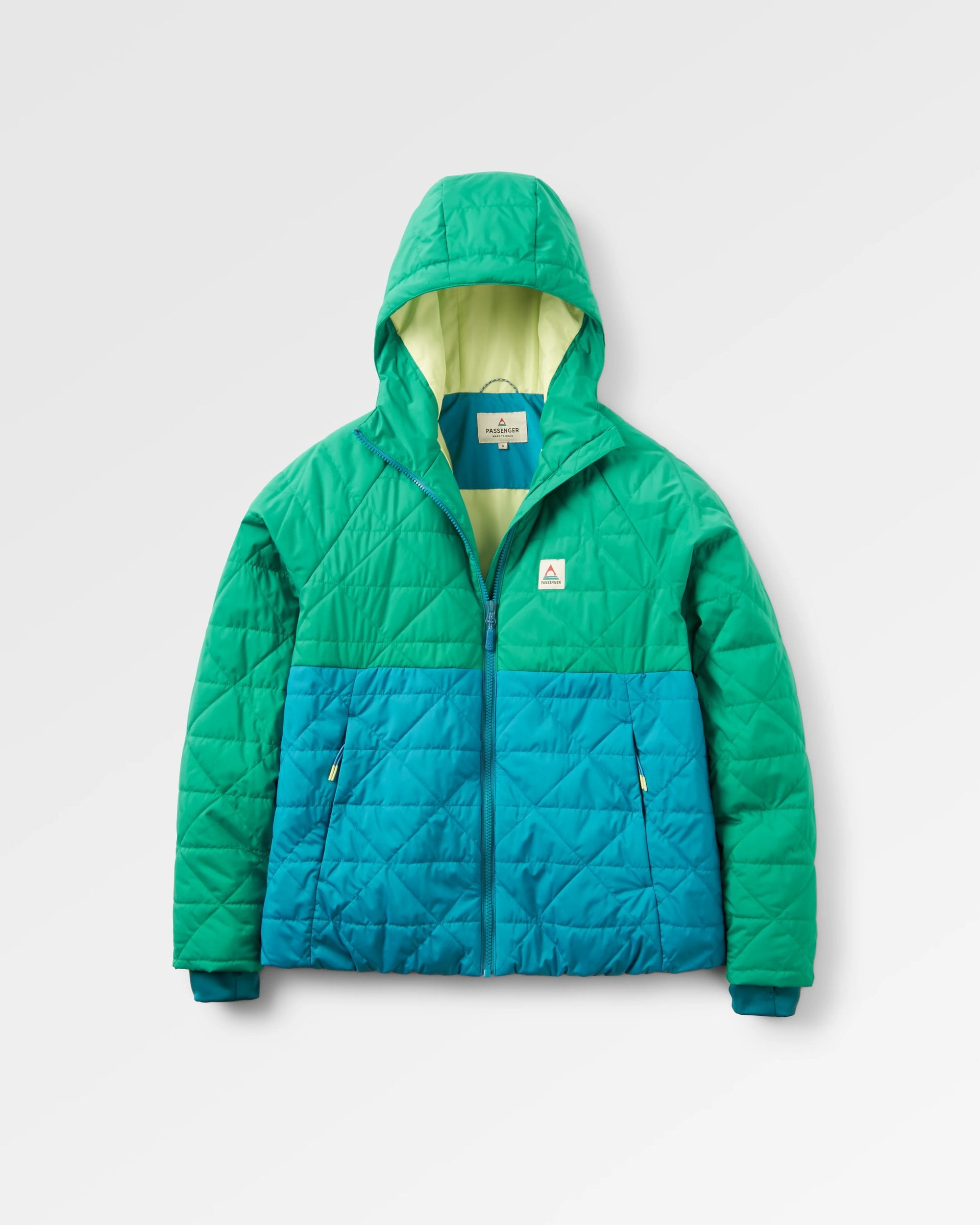 Singletrack Recycled Thermore® Insulated Jacket - Greenlake - Flatlay