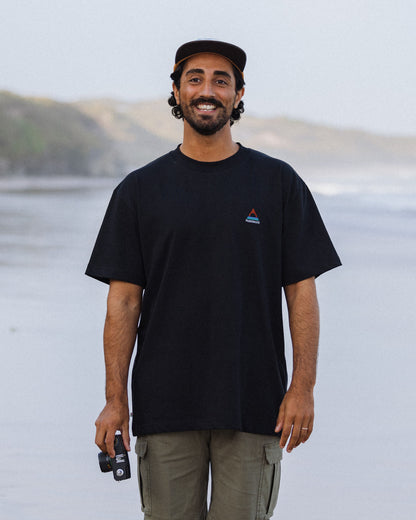 Vita Organic Relaxed Fit T-Shirt - Black - Lifestyle