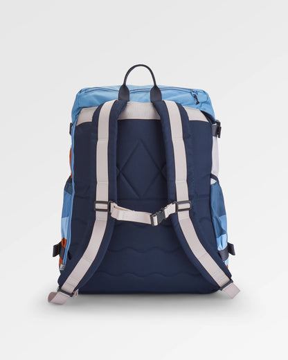 Boondocker Recycled 32L Backpack - Scenic Faded Denim - Flatlay