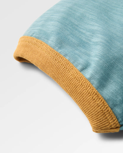 Daze Recycled Cotton T-Shirt - Arctic - Flatlay